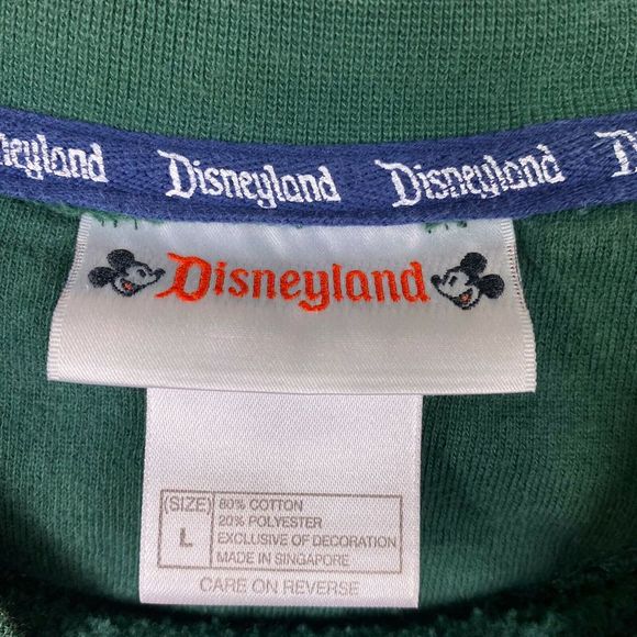 Disneyland Winnie The Pooh Tigger Green Sweatshirt - Picture 3 of 5